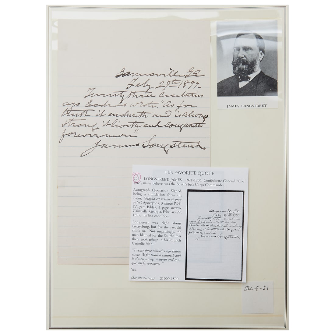 Important Collection of Civil War Ephemera (1 of 6)