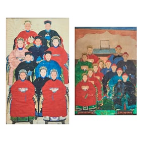 Two Chinese Ancestral Paintings