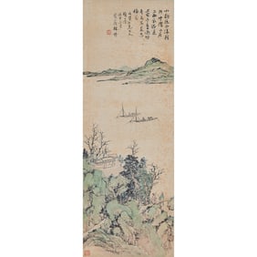 Attributed to Lin Shu, Mountains and River