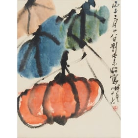 LIU YEZHAO (1910-2002), Pumpkin