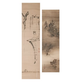 Two 19th/20th Century Japanese Scrolls