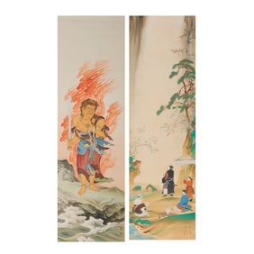 Two 19th/20th Century Japanese Scrolls