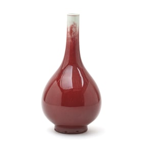 Chinese Copper-Red 'Langyao' Vase
