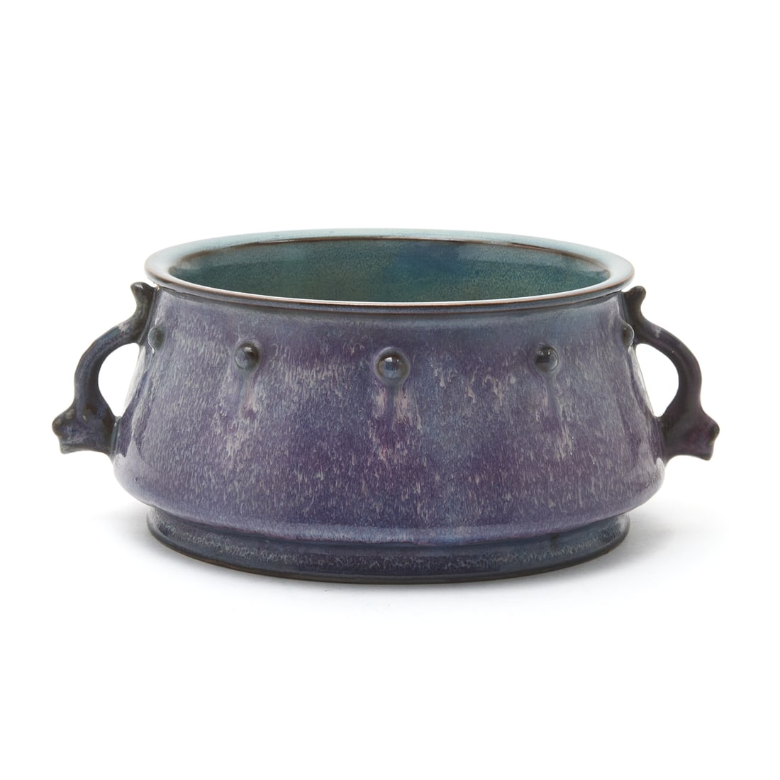 Chinese 'Jun' Handled Incense Burner (1 of 4)