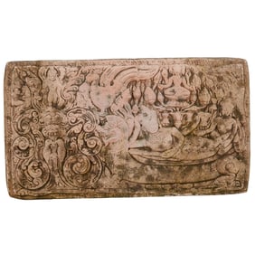 Cambodian Buddhist Stone Stele