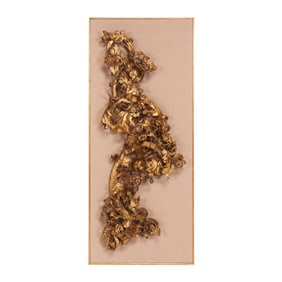 Burmese Giltwood Temple Panel
