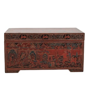 Burmese Lacquered Trunk.