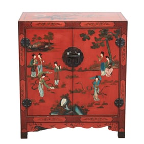 A Chinese Lacquered Cabinet