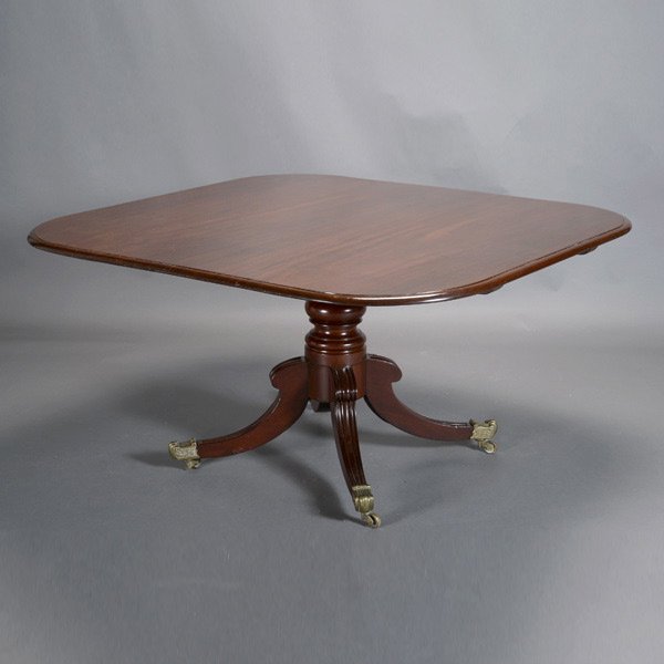 English Mahogany Tilt Top Breakfast Table: English Mahogany Tilt Top Breakfast Table {Dimensions 28 1/2 x 53 1/2 x 56 inches}
