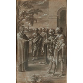 Attributed to Francesco Salviati, drawing