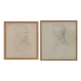 Jean-Auguste-Dominique Ingres, two drawings