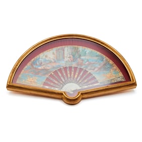 19th Century Continental Painted Fan