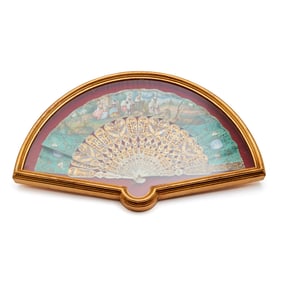 19th Century Continental Painted Fan