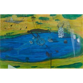 Pepo Pichler, Project in St. Helena, mixed media