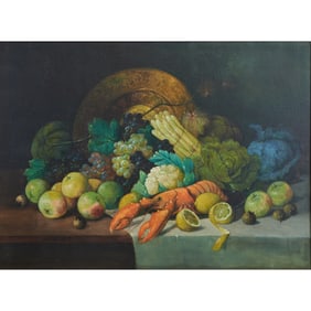 Rudolf Stoitzner, Still Life, oil on canvas