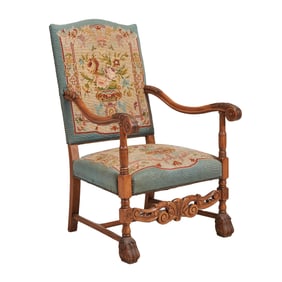 Louis XIV Style Chaise Trone