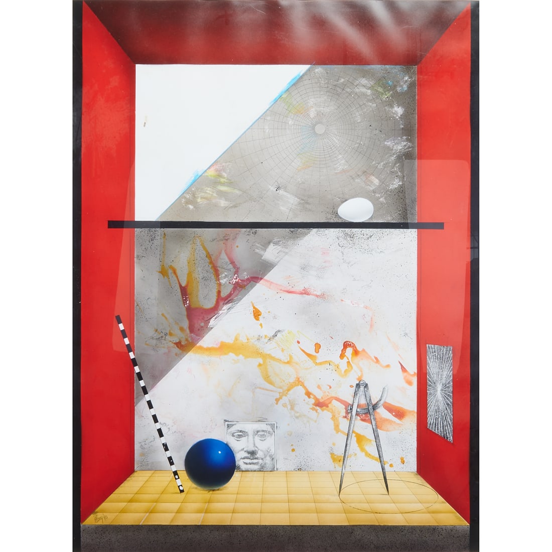 Ernest Posey, Untitled, mixed media (1 of 4)