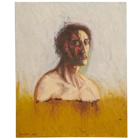 Jonathan Barbieri, Self Portrait, oil on canvas