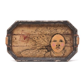 Ira Yeager, Unfinished Painted Tray