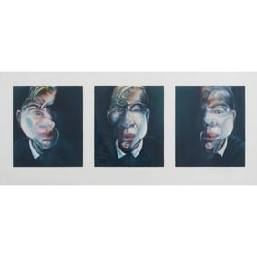 Francis Bacon, Self Portrait, lithograph