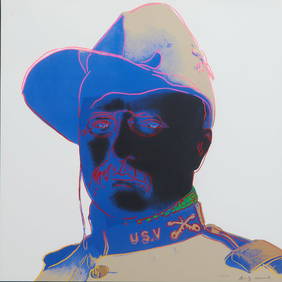 Andy Warhol, Teddy Roosevelt, screenprint (1 of 7)