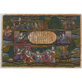 Mughal School Painting on Paper