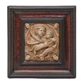 Italian Baroque Marble Relief Plaque