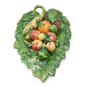 Boges D'Avellar Majolica Palissy Ware Platter