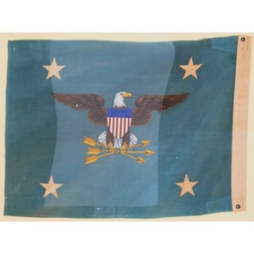 Framed United States Secretary of the Navy Flag