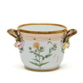 Royal Copenhagen Flora Danica Porcelain Cache Pot (1 of 5)