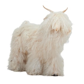 Standing Long Haired Goat Figure