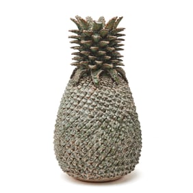 Decorative Pineapple Form Ceramic Vase
