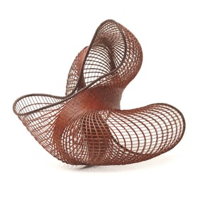 Honda Syoryu, Woven Basket, with three books.