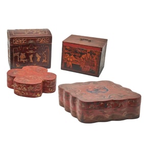 Chinese Lacquered Boxes