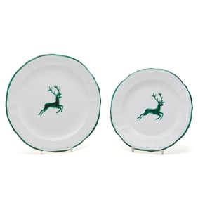 Set of Gmundner Keramik Stag Motif Plates