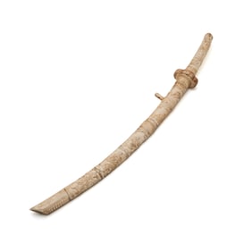 Japanese Bone Carved Sword