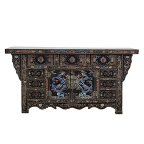 Chinese Lacquered Altar Cabinet