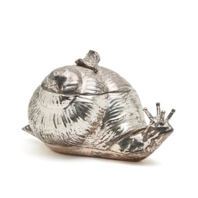 Silverplated Snail Ice Bucket