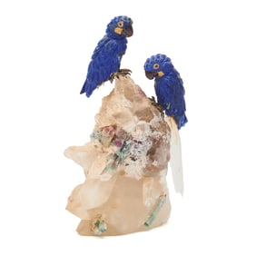Semi-Precious Stone Parrots