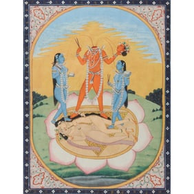 Indian Painted Miniature, Chinnamasta