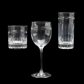 Christofle Crystal Stemware and Glasses Set