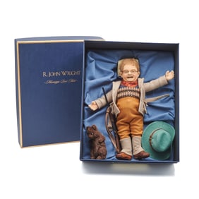 R. John Wright Teddy Roosevelt Bear Hunt Doll