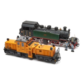 Two LGB G-Scale Model Trains