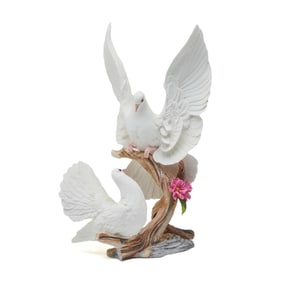 Boehm Bisque Porcelain "Dove with Cherry Blossom"