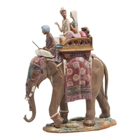 Lladro Porcelain Figure "Road to Mandalay"