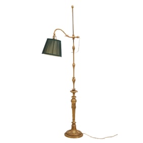 Victorian Style Gilt Bronze Floor Lamp
