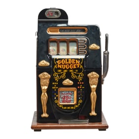 Mills Golden Nugget 25¢ Slot Machine