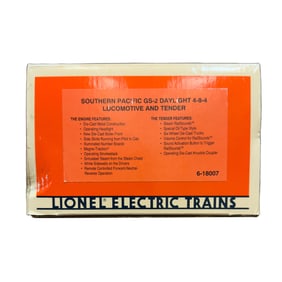 Lionel 6-18007 Southern Pacific Locomotive & Tender