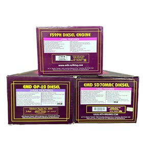 Three MTH Diesel Engines