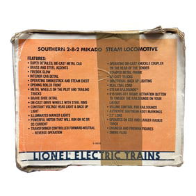 Lionel 6-18018 Southern 2-8-2 Mikado Steam Locomotive
